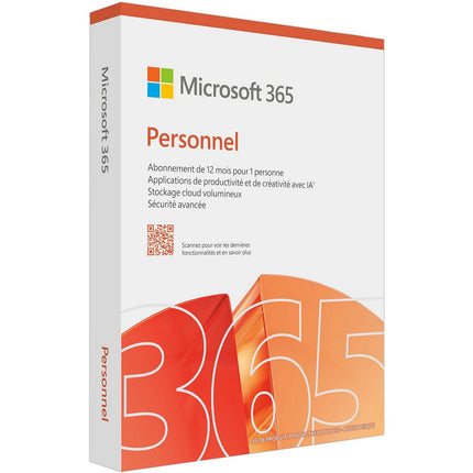 Logiciel de bureautique MICROSOFT 365 Personnel 12 mois 2025