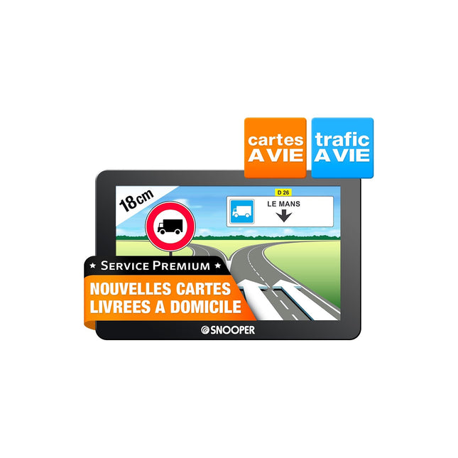 GPS SNOOPER Truckmate PL6600 7pouces