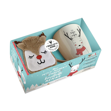 Coffret cuisine LAROUSSE Mon petit moment chaud bouillotte renne