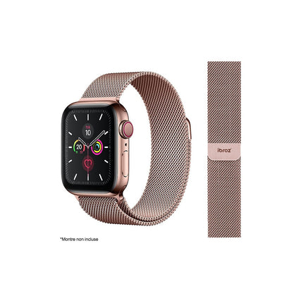 Bracelet IBROZ Apple Watch 38/40/41mm Maille noir