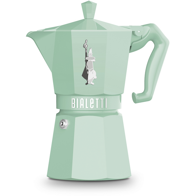 Cafetière italienne BIALETTI Moka Exclusive Green 6 tasses
