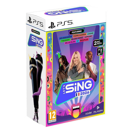 Jeu PS5 PLAION Let's Sing 2026 + 2 Micros