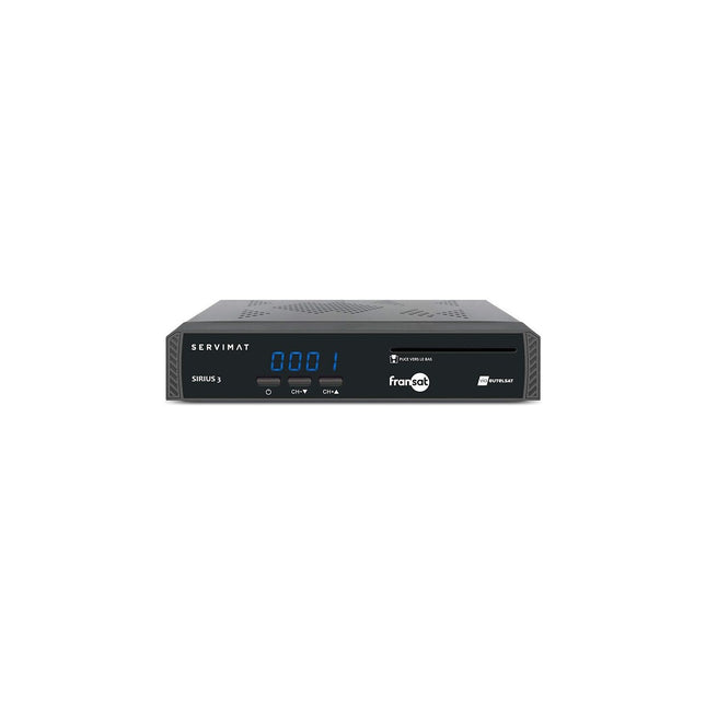 Décodeur satellite SERVIMAT Sirius 3 Récepteur Tv Satellite Hd + Ca