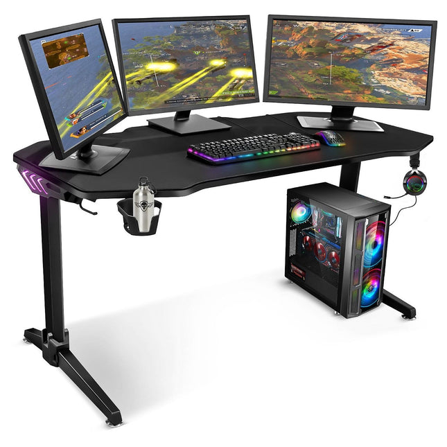 Bureau gamer SPIRIT OF GAMER HEADQUARTER 400 - RGB - Grande tail