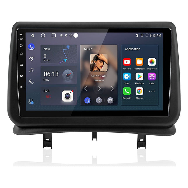 Autoradio connecté JUNSUN pour Renault Clio 3 2005-14 128G Carplay
