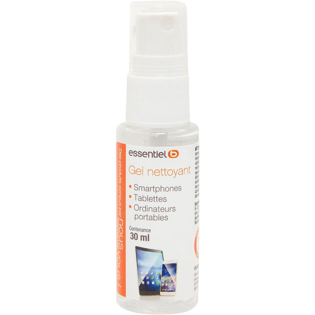 Kit de nettoyage ESSENTIELB Spray gel 30ml+chamoisine