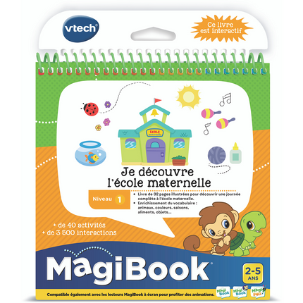 Jeu éducatif VTECH MagiBook-je découvre l'école maternelle