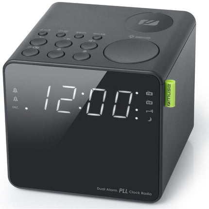 Radio réveil MUSE M-187 CR noir