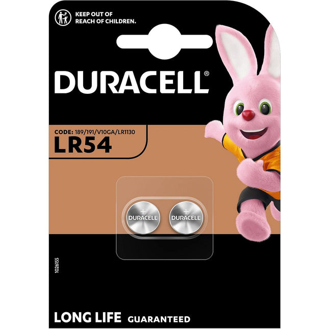 Pile DURACELL LR54/189 pack de 2 unités