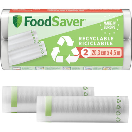 Sac sous vide FOOD SAVER FSRE2002X01 2 rouleaux 20cm X 4.5m