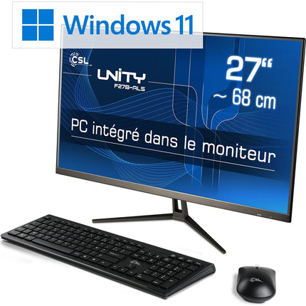 Ordinateur tout-en-un CSL-COMPUTER Unity F27B-ALS/512Go/8Go/Win11Pro