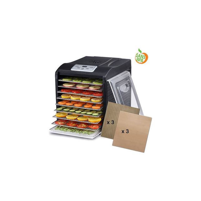 Déshydrateur BIOCHEF Arizona Sol 9 plateaux Noir