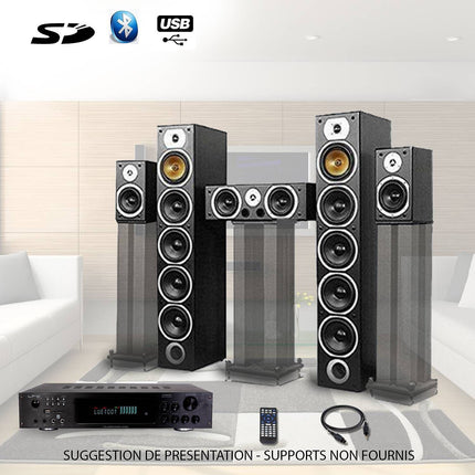 Home Cinema 5.1 BENG enceintes 1240W et ampli ATM8000 Bluetoo