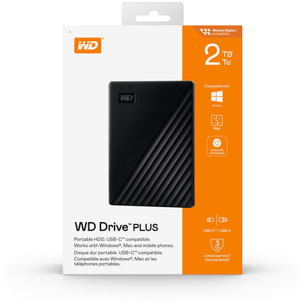 Disque dur externe WESTERN DIGITAL Drive PLUS