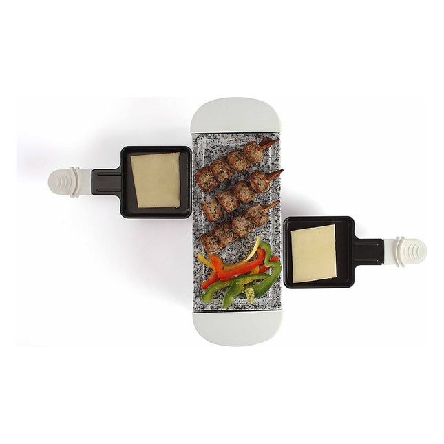 Raclette LIVOO Appareil à raclette blanc 2 personnes +
