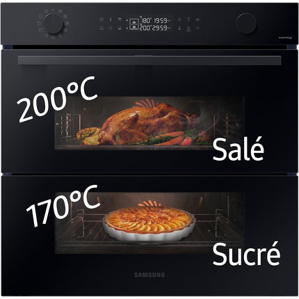 Four encastrable SAMSUNG NV7B45502AK DualCookFlex