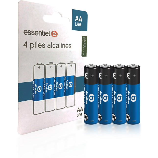 Pile ESSENTIELB LR06 AA POWERPLUS Lot de 4