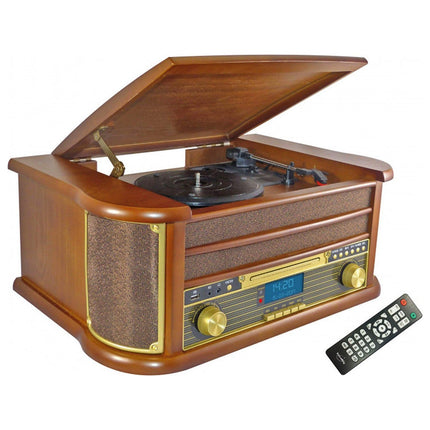 Chaîne HiFi INOVALLEY RETRO29-E vinyle style rétro Bluetooth