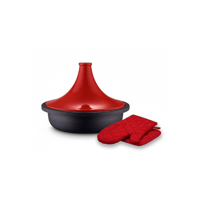 Tajine ESSENTIELB 32cm ceramique avec gants