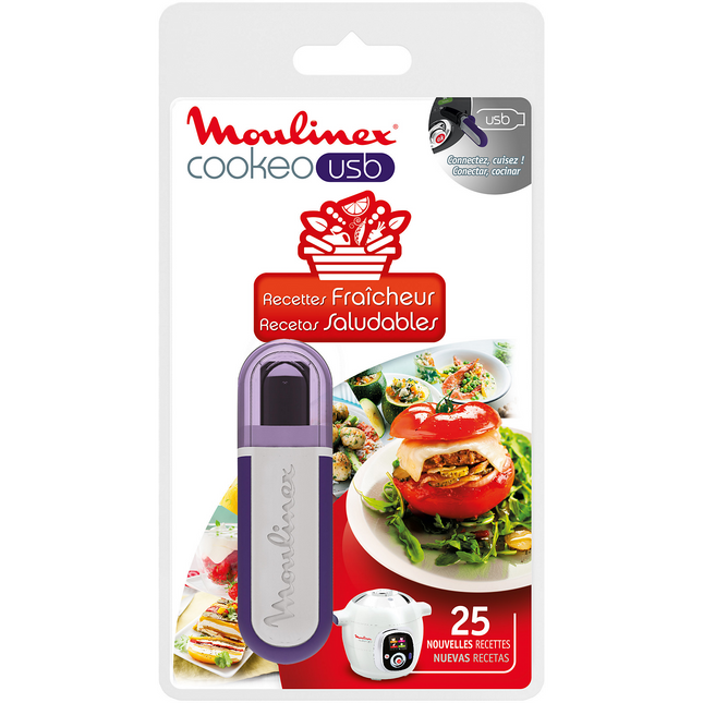 Livre de cuisine MOULINEX COOKEO 25 recettes Fraîcheur