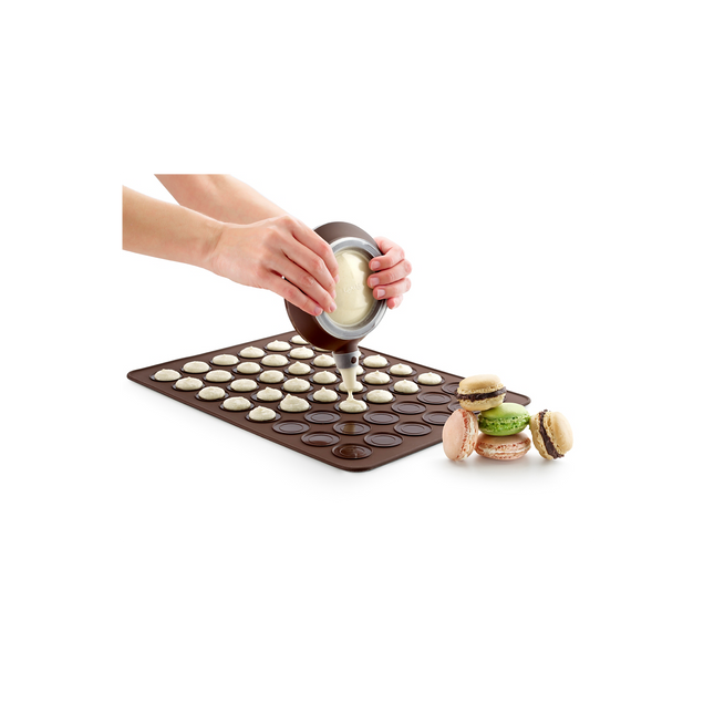 Kit Pâtisserie LEKUE Kit macarons 1 tapis + 1 poche à douille