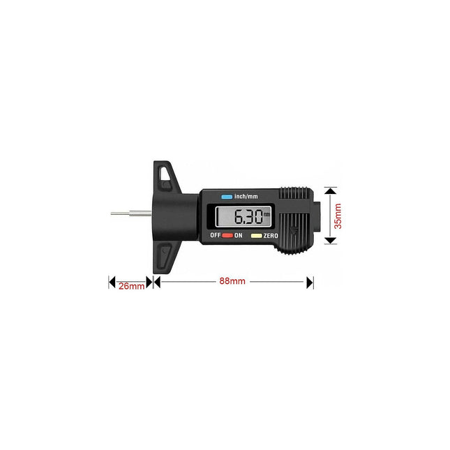 JUNSUN noirs instrument de mesure pour pneus