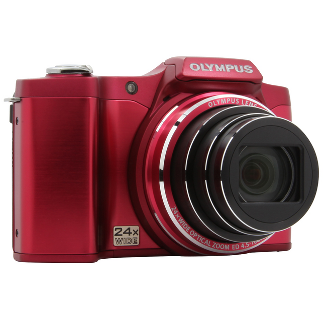 Appareil photo Compact OLYMPUS SZ-14 Rouge Reconditionné