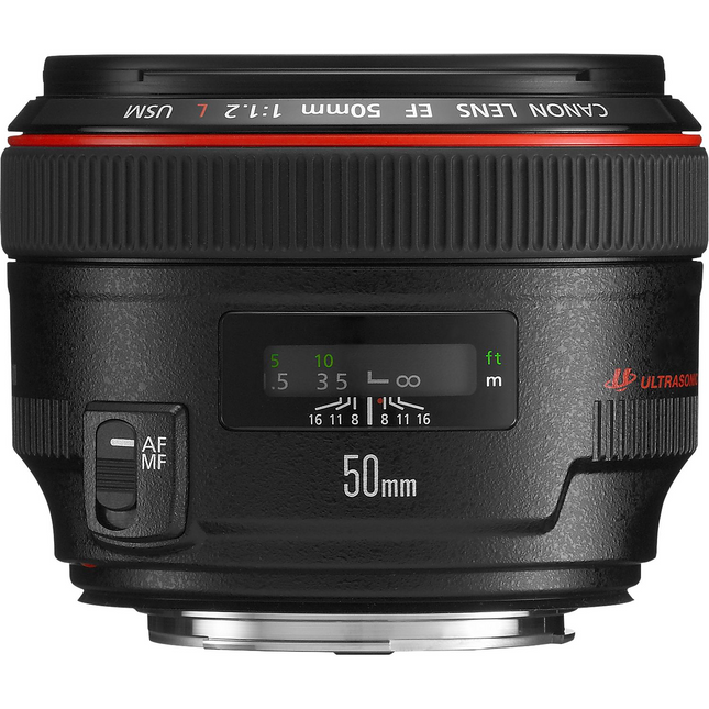 Objectif pour Reflex CANON EF 50mm f/1.2 L USM