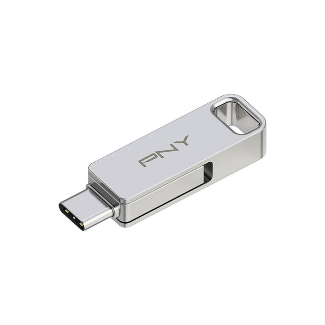 Clé USB PNY USB-A 3.2/USB-C Duo Link 64GB Clé USB