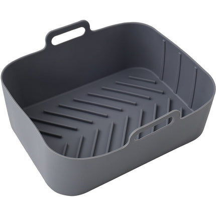 Panier ESSENTIELB rectangle en Silicone Réutilisable - Moule Antiadhésif pour AirFryer Double Bac & Four
