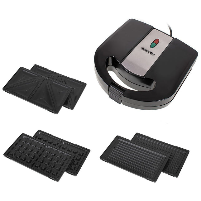 Croque, gaufre, gril MESKO Grill multifonction 3 en 1 MS 3045 - Gau