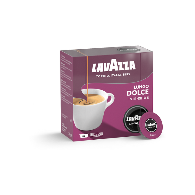 Capsules LAVAZZA A MODO MIO Lungo Dolce x36