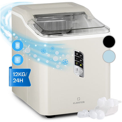 Machine à glaçons KLARSTEIN Albaron - 12 kg/24 - Crème