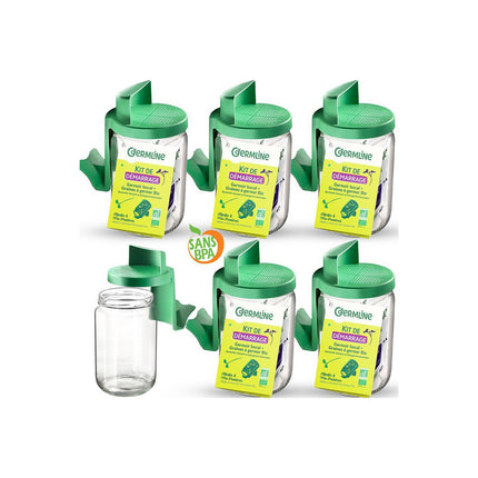 Germoir GERMLINE Germoir en verre x6