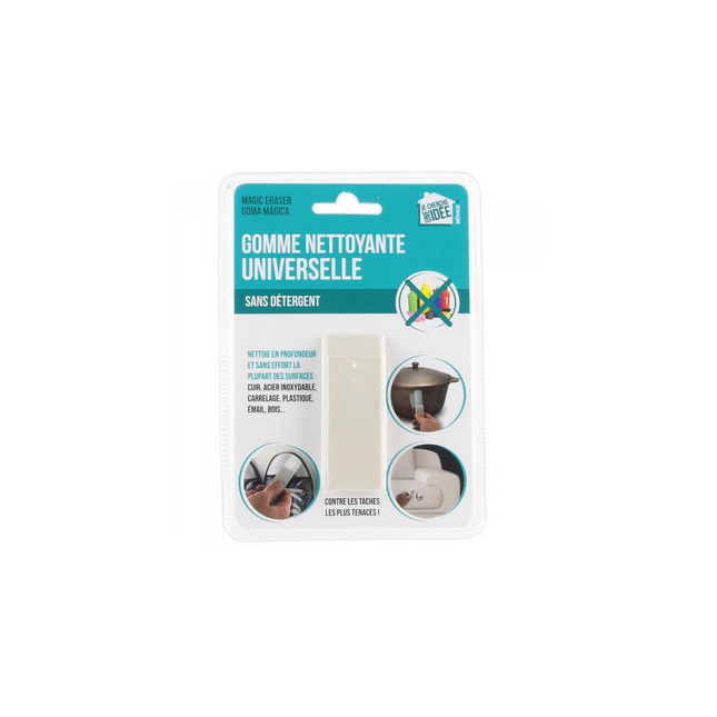 Eponge JE CHERCHE UNE IDEE Gomme Nettoyante universelle