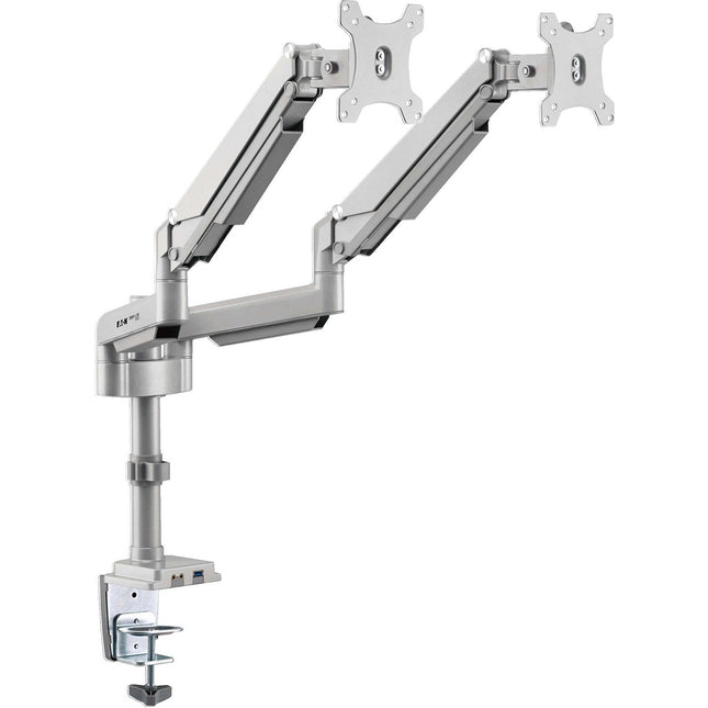 Support ordinateur portable EATON 2 écrans bras flexible en aluminium 1 po