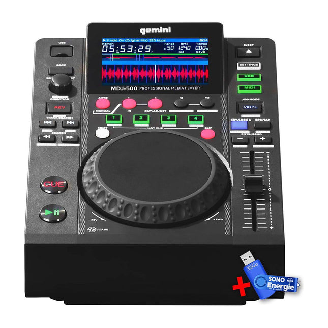 Platine CD GEMINI Gemini MDJ-500 lecteur multimedia