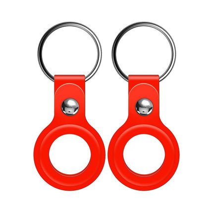 Etui PHONILLICO Airtag - Coque Rouge x2