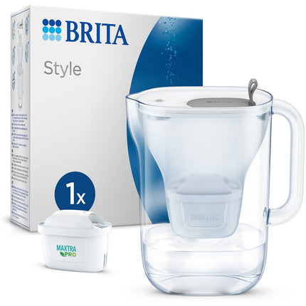 Carafe filtrante BRITA style grise