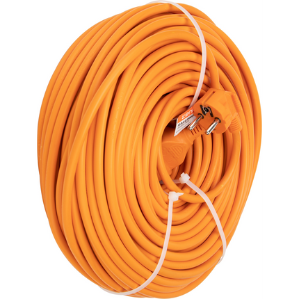 Multiprise ZENITECH jardin 16A 50m H05VV-F 3G1.5 orange