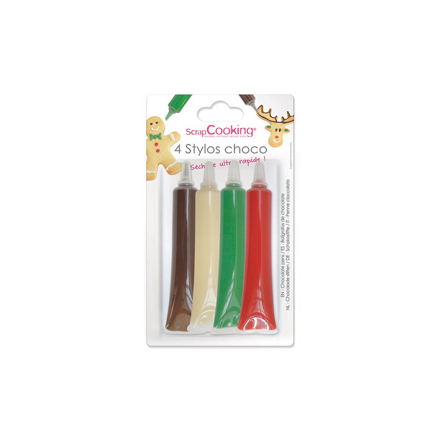 Chocolats SCRAPCOOKING alimentaire chocolat rouge blanc ve
