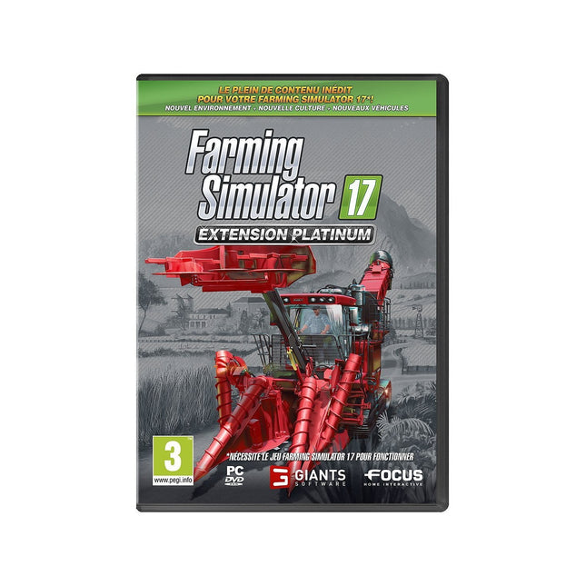 Jeu PC FOCUS Farming Simulator 17 Extension Platinium