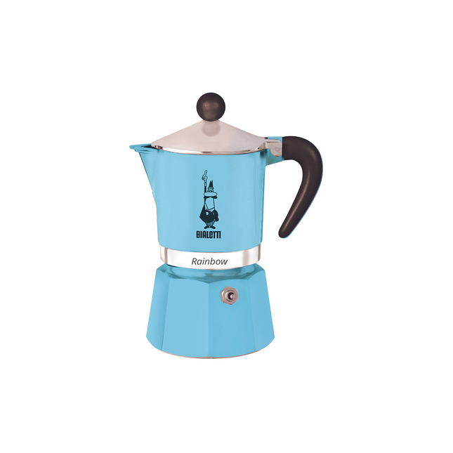 Cafetière italienne BIALETTI Rainbow 6 tasses Light blue