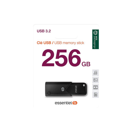 Clé USB ESSENTIELB 256Go USB 3.2