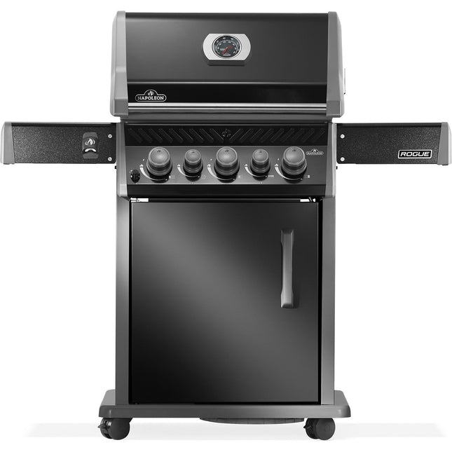 Barbecue gaz NAPOLEON Rogue RB425RSBPK-2-FR-R noir 5 bruleurs sur chariot, 60x45 cm