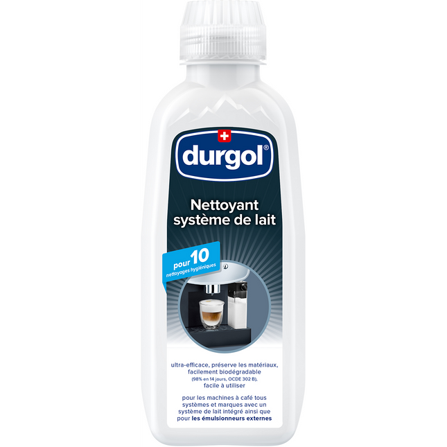Nettoyant DURGOL systèmes de lait pour broyeur 500mL