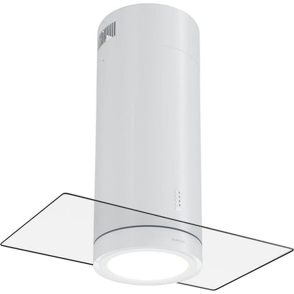 Hotte décorative îlot KLARSTEIN Beretta Premium 90cm 544 m³/h WIFI Blanc