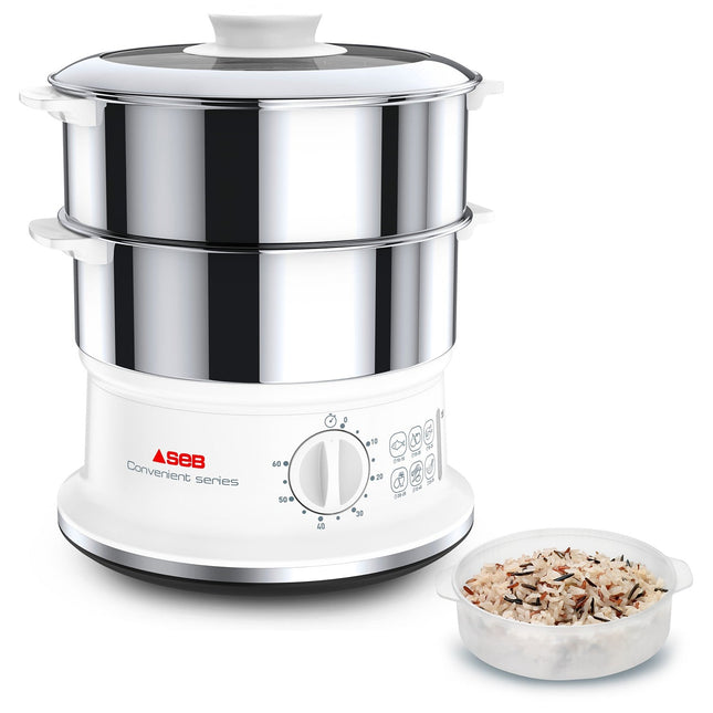 Cuiseur vapeur SEB 2 bols Inox VC145100