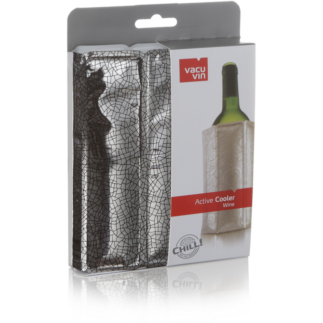 Rafraîchisseur VACUVIN a vin argent