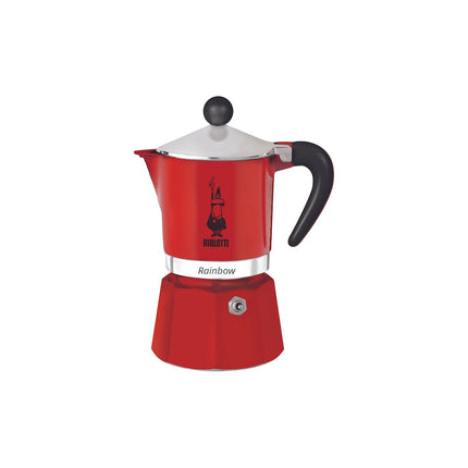 Cafetière italienne BIALETTI Rainbow 6 tasses red